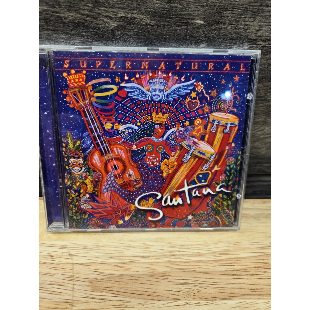 Santana Supernatural CD 1999 Latin Rock Album Smooth Maria Maria Jewel Case